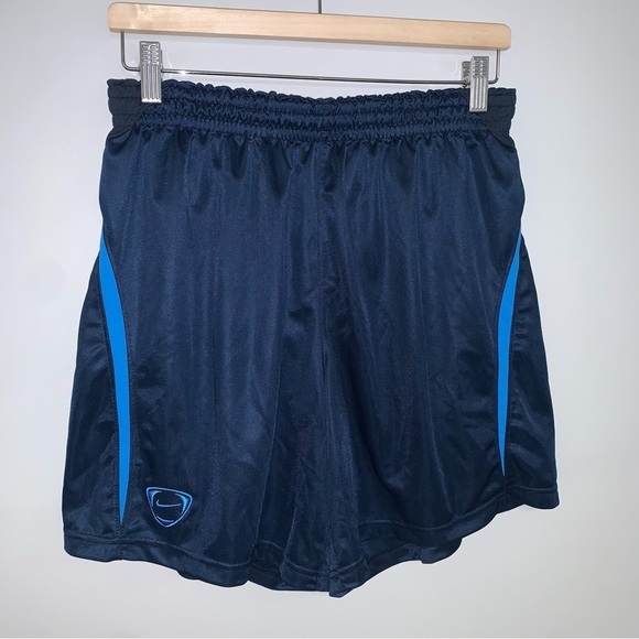 Nike‎ ACG Vintage  Athletic Shorts Blue Navy Stretch Basketball Men's Size Large - Picture 2 of 7